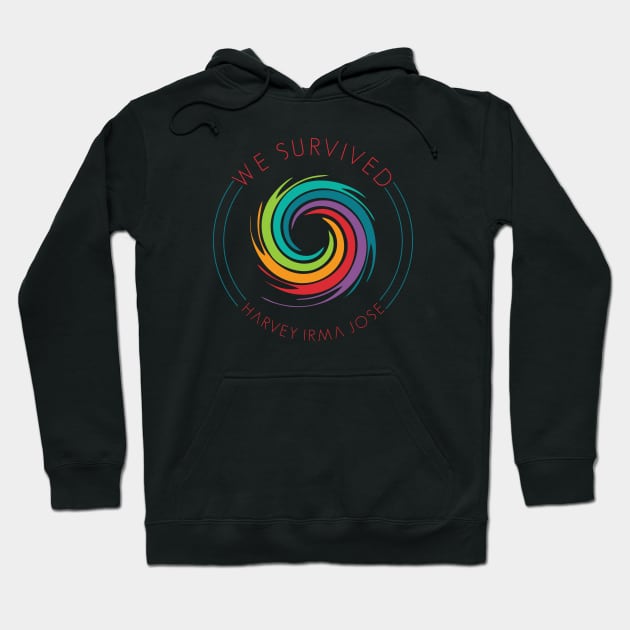 We Survived Hurricane Hoodie by Soulcatcher